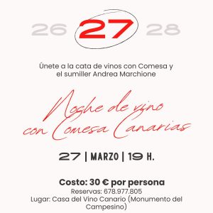 Noche de vino con Comesa Canarias!